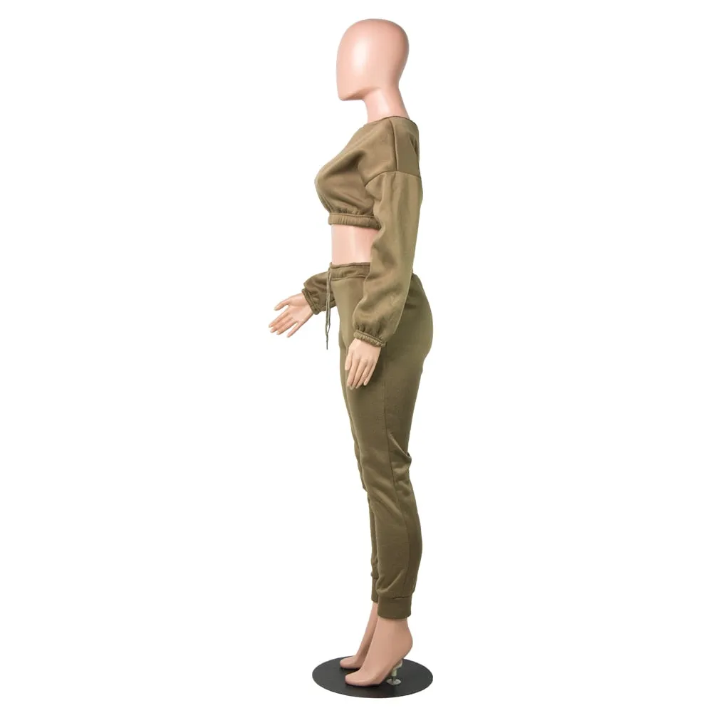 Winter fleece Tracksuit Set