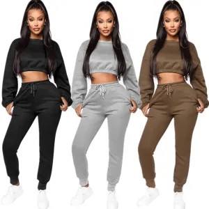 Winter fleece Tracksuit Set