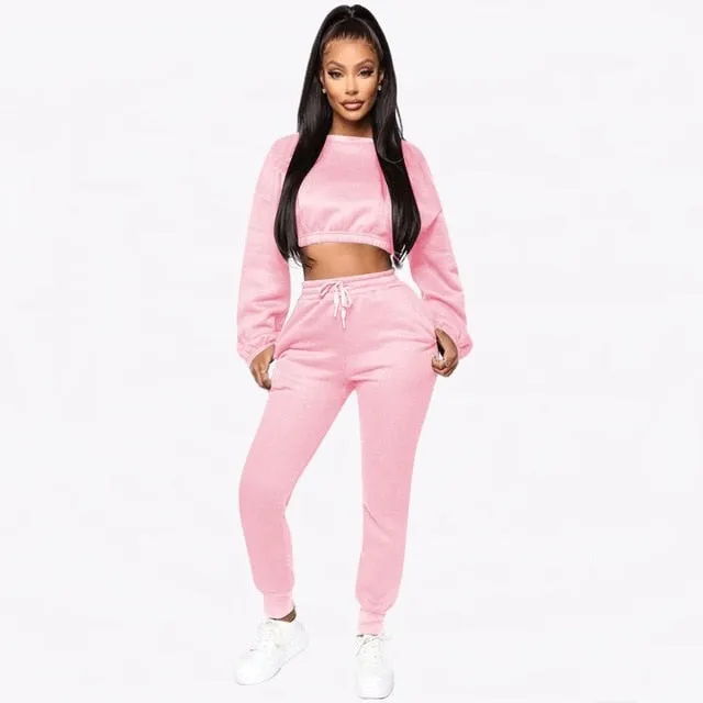 Winter fleece Tracksuit Set