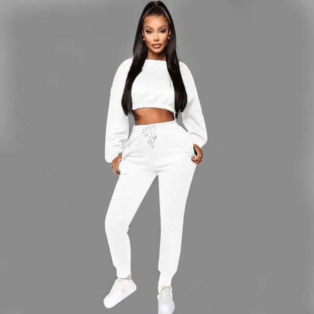 Winter fleece Tracksuit Set