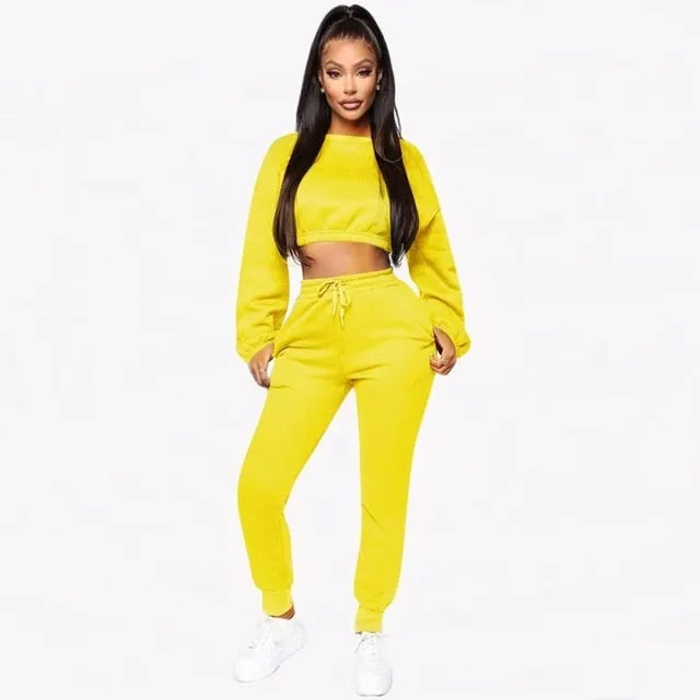 Winter fleece Tracksuit Set