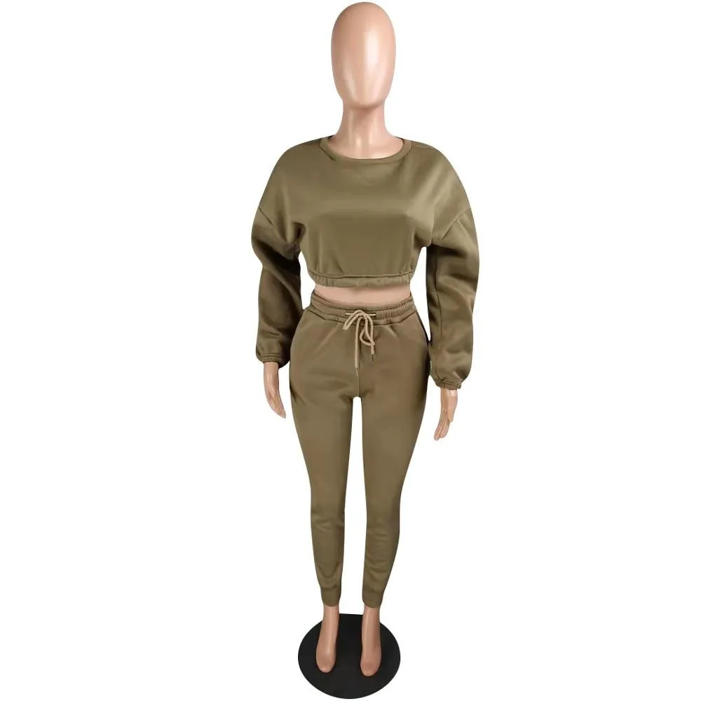 Winter fleece Tracksuit Set