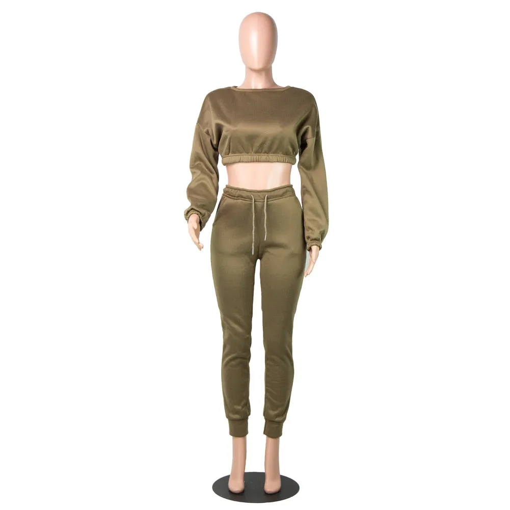 Winter fleece Tracksuit Set