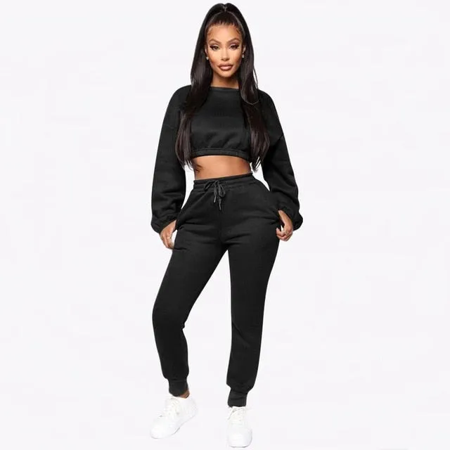 Winter fleece Tracksuit Set