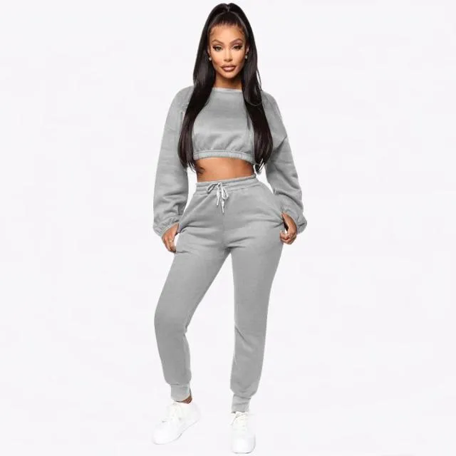 Winter fleece Tracksuit Set