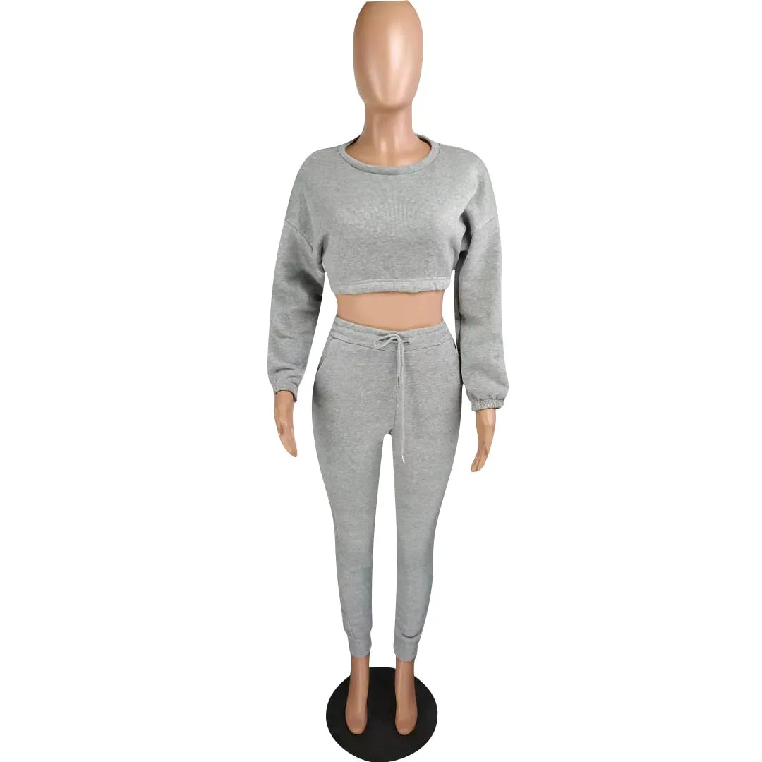 Winter fleece Tracksuit Set