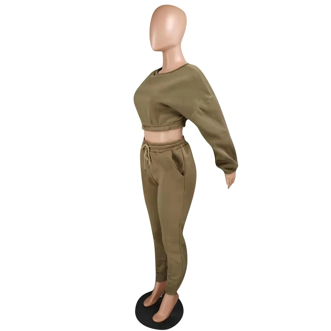 Winter fleece Tracksuit Set