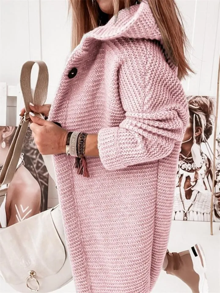 Women's Casual Hooded Sweater Cardigans for Autumn