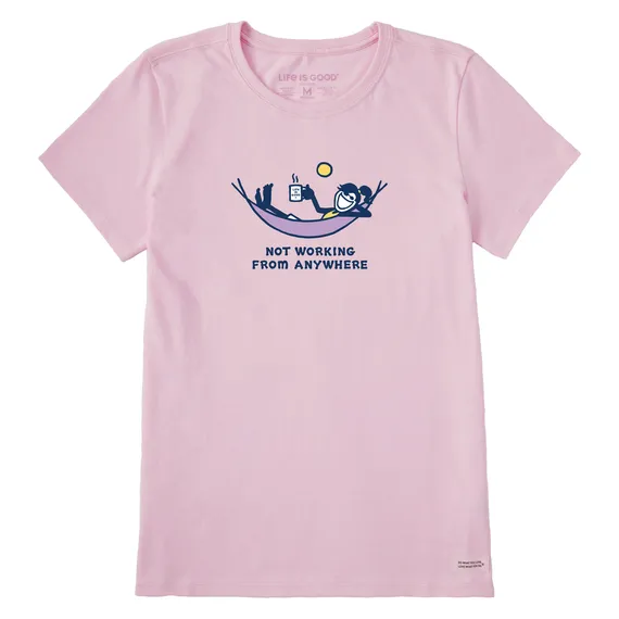Women's Jackie Not Working From Anywhere Crusher-LITE Tee - 115123