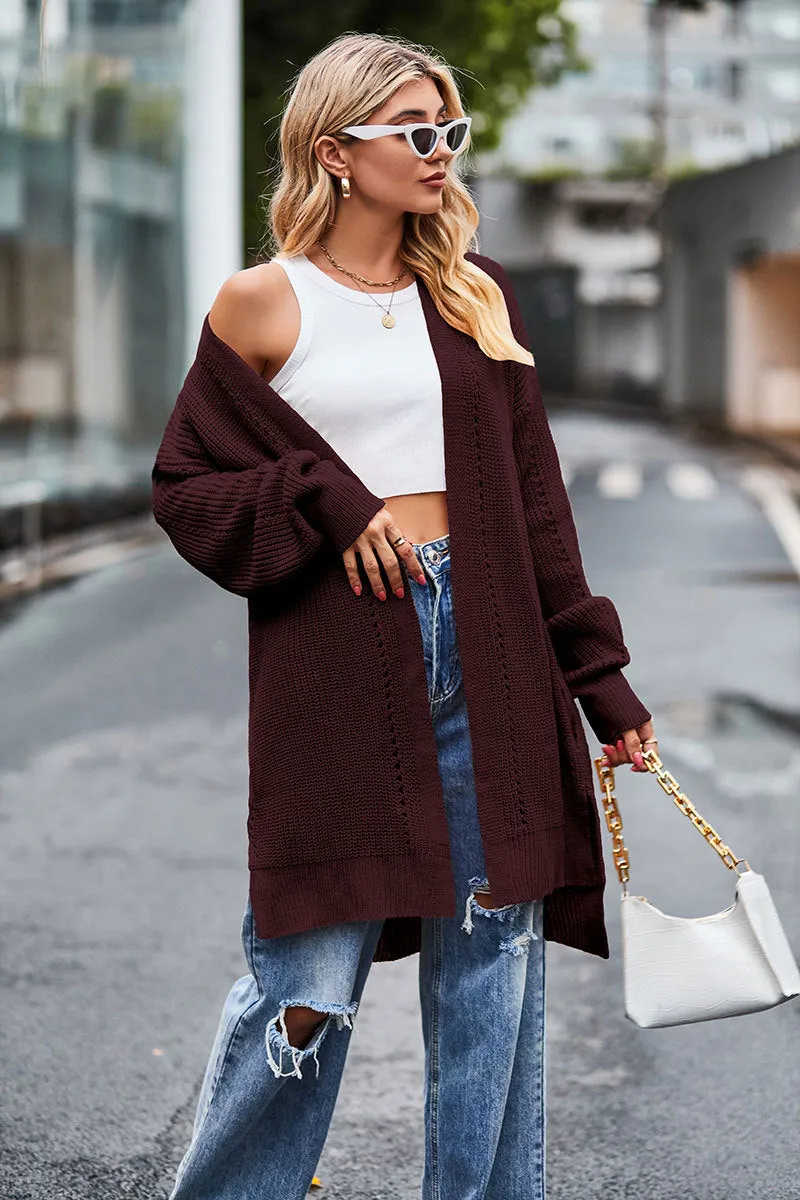 Women’s Long Sleeve Loose Fitting Cardigan