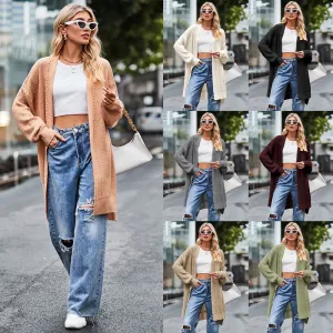 Women’s Long Sleeve Loose Fitting Cardigan