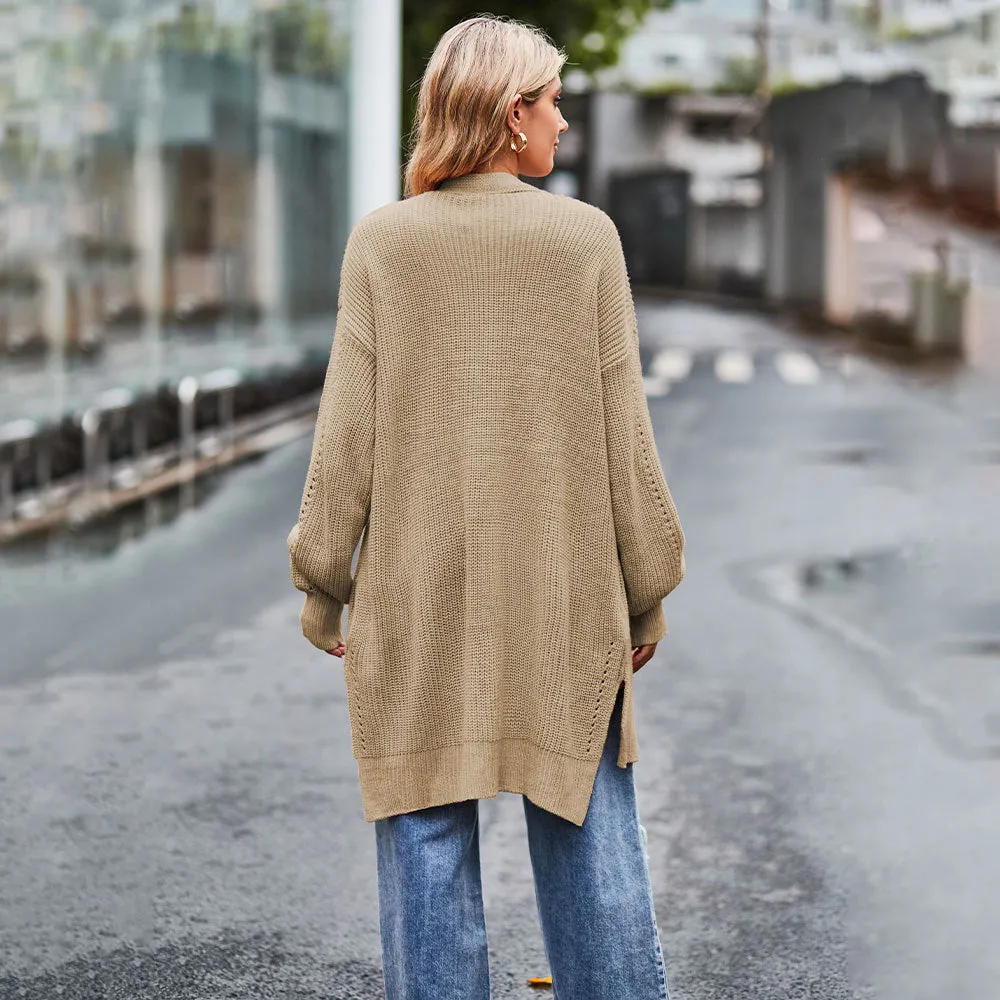 Women’s Long Sleeve Loose Fitting Cardigan