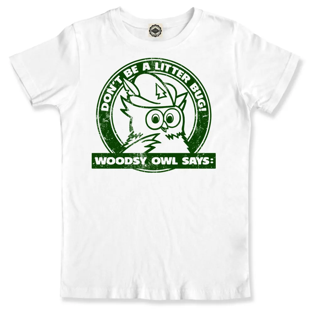 Woodsy Owl "Don't Be A Litterbug" Men's Tee