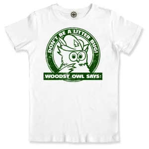 Woodsy Owl "Don't Be A Litterbug" Men's Tee