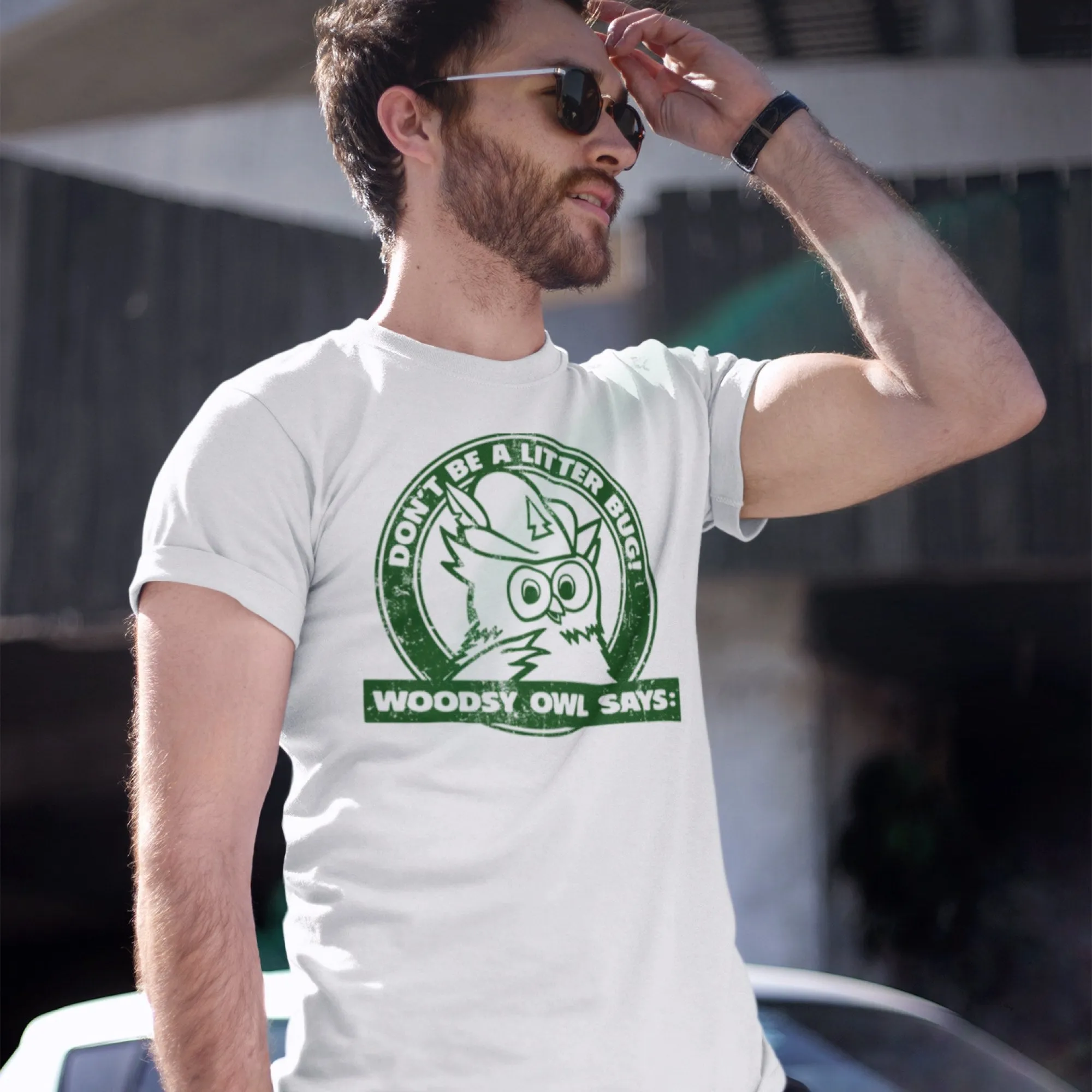 Woodsy Owl "Don't Be A Litterbug" Men's Tee