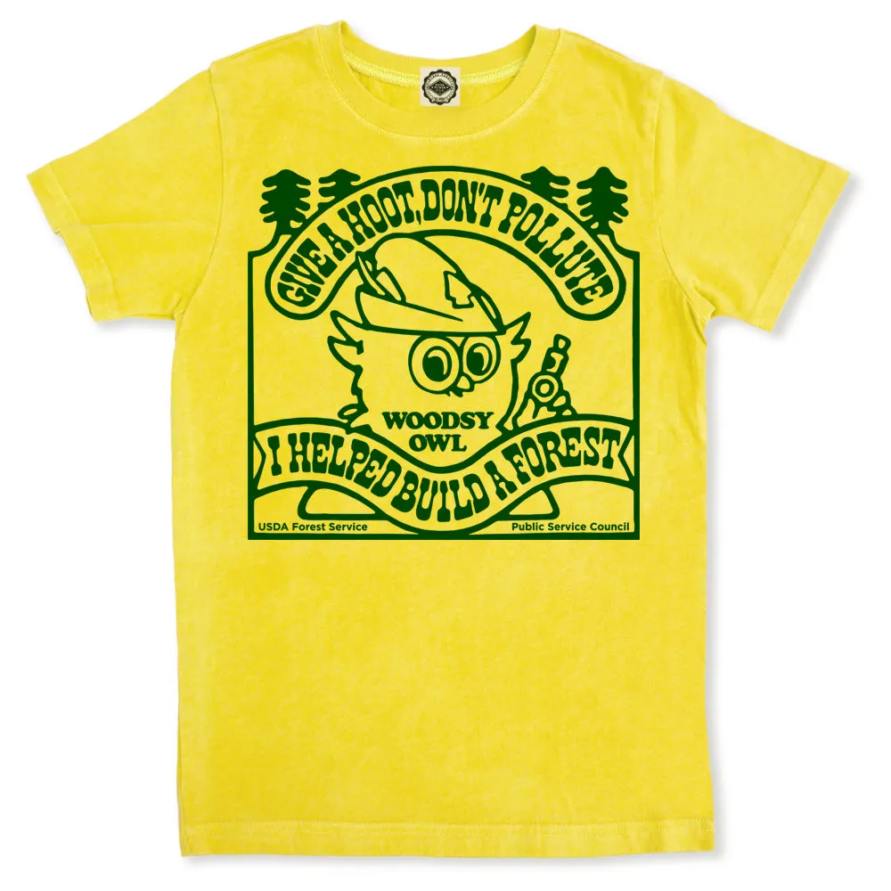 Woodsy Owl "I Helped Build A Forest" Toddler Tee