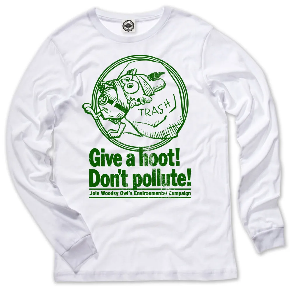Woodsy Owl "Join Woodsy's Campaign" Men's Long Sleeve Tee