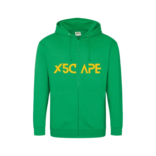 X5CAPE Custom Zip Up Hoodie - Bright Colours