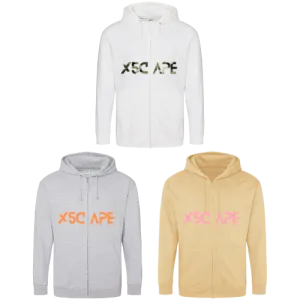 X5CAPE Custom Zip Up Hoodie - Neutral Colours