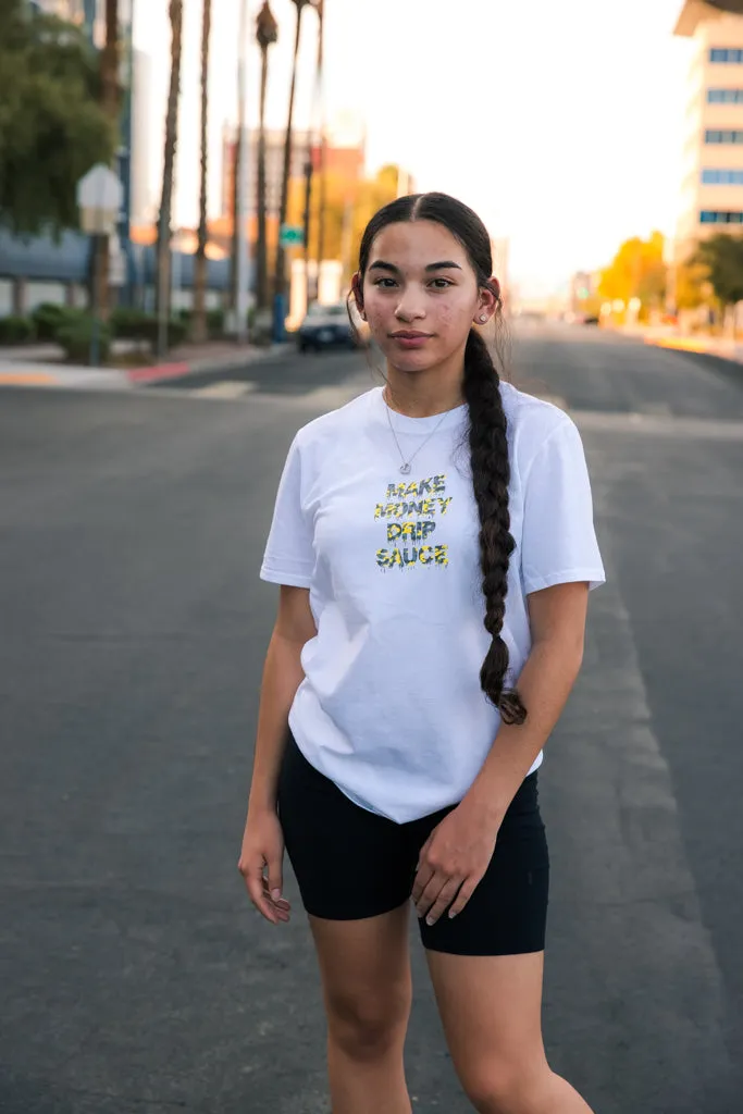 Yellow Camo MMDS | White Tee