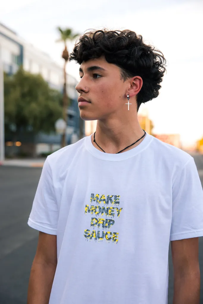 Yellow Camo MMDS | White Tee