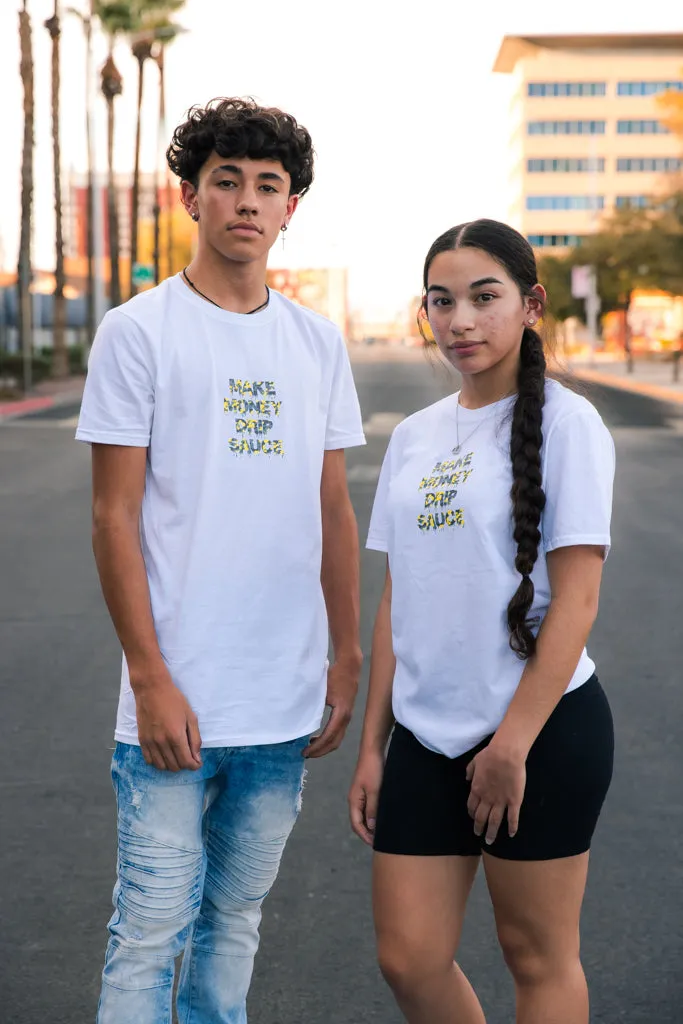 Yellow Camo MMDS | White Tee