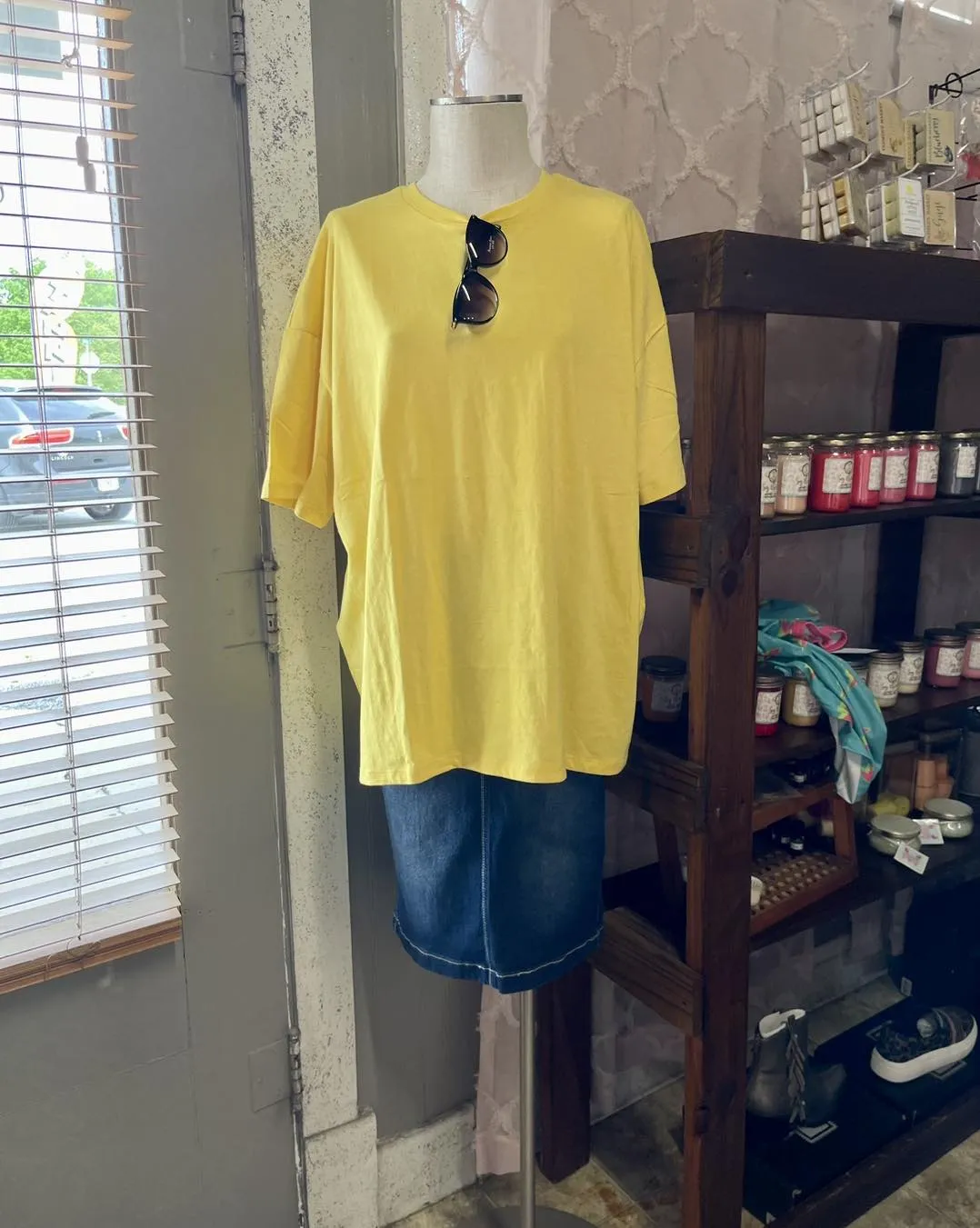Yellow Oversized Shirt