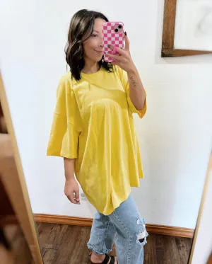 Yellow Oversized Shirt