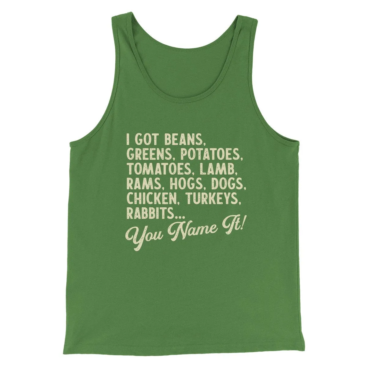 You Name It Funny Thanksgiving Men/Unisex Tank Top