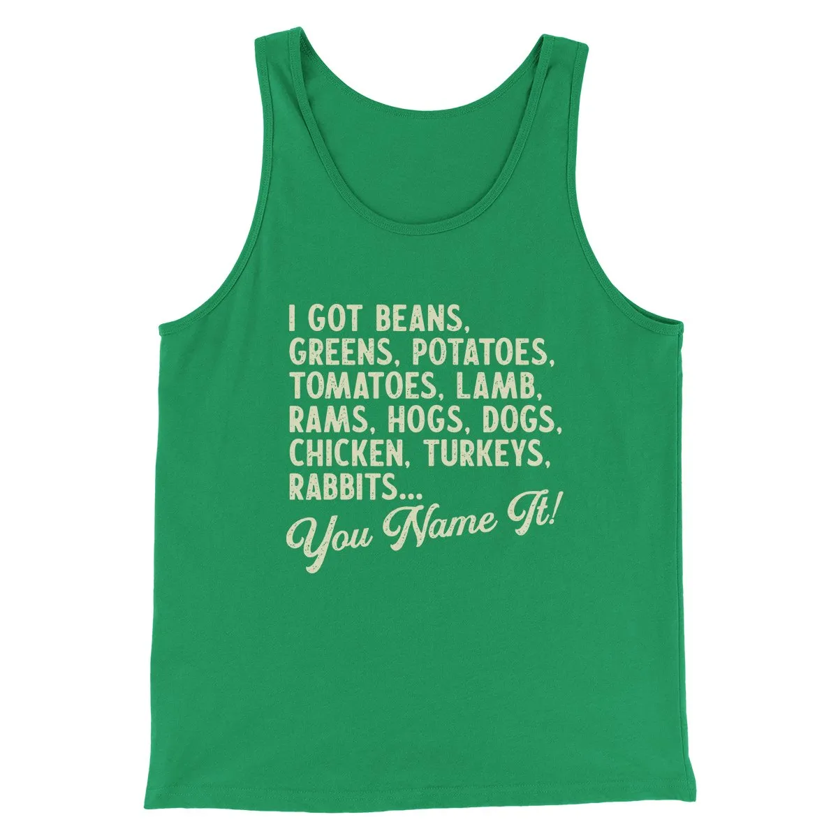 You Name It Funny Thanksgiving Men/Unisex Tank Top