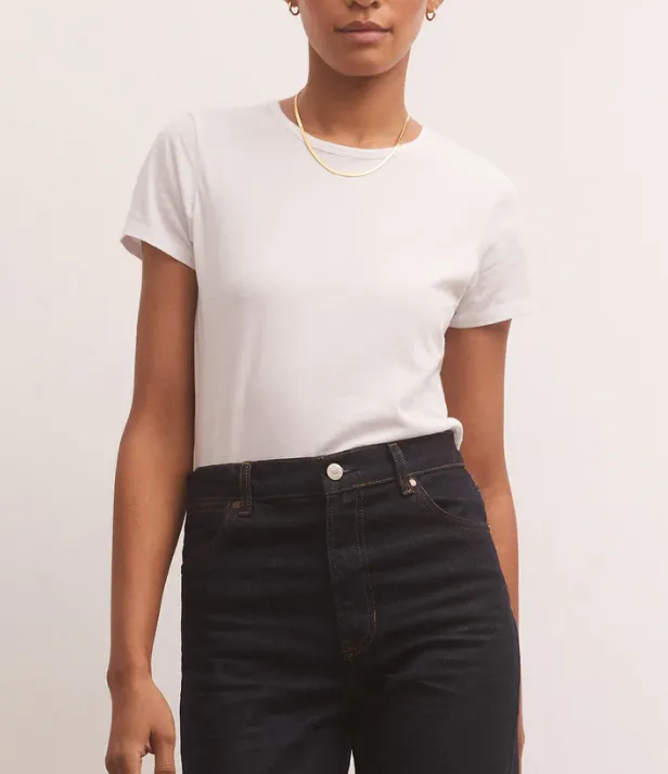 Z Supply Classic Short Sleeve Tee, White