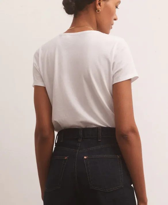 Z Supply Classic Short Sleeve Tee, White