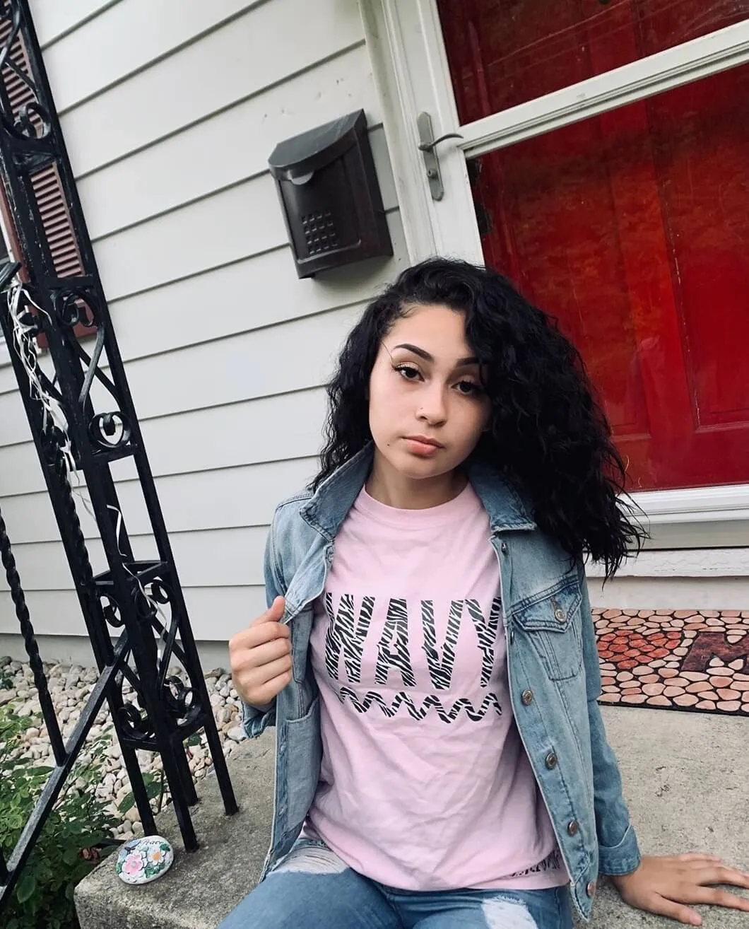 Zebra Wavy | Light Pink Tee