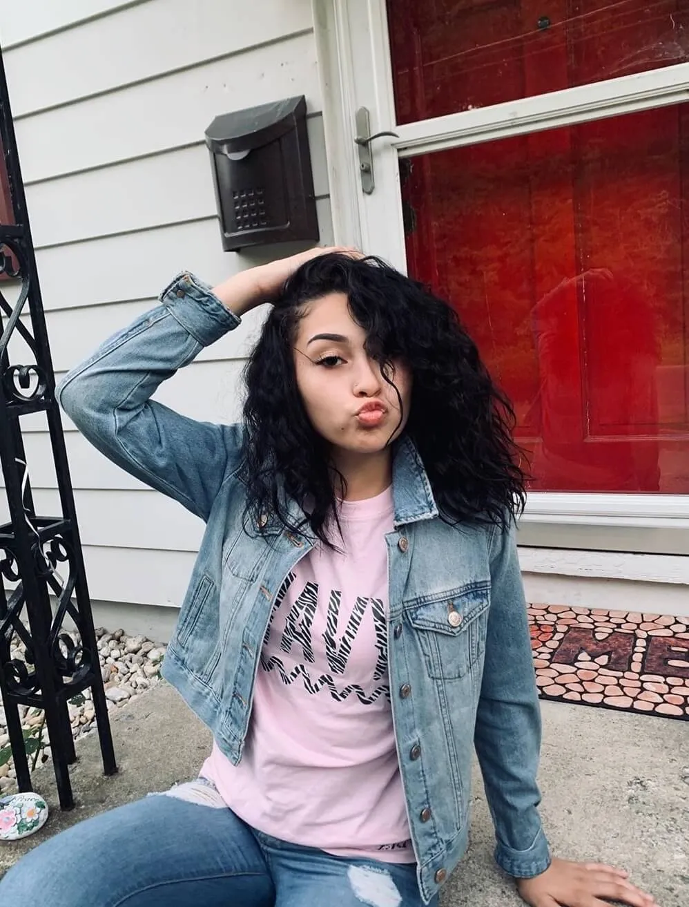 Zebra Wavy | Light Pink Tee