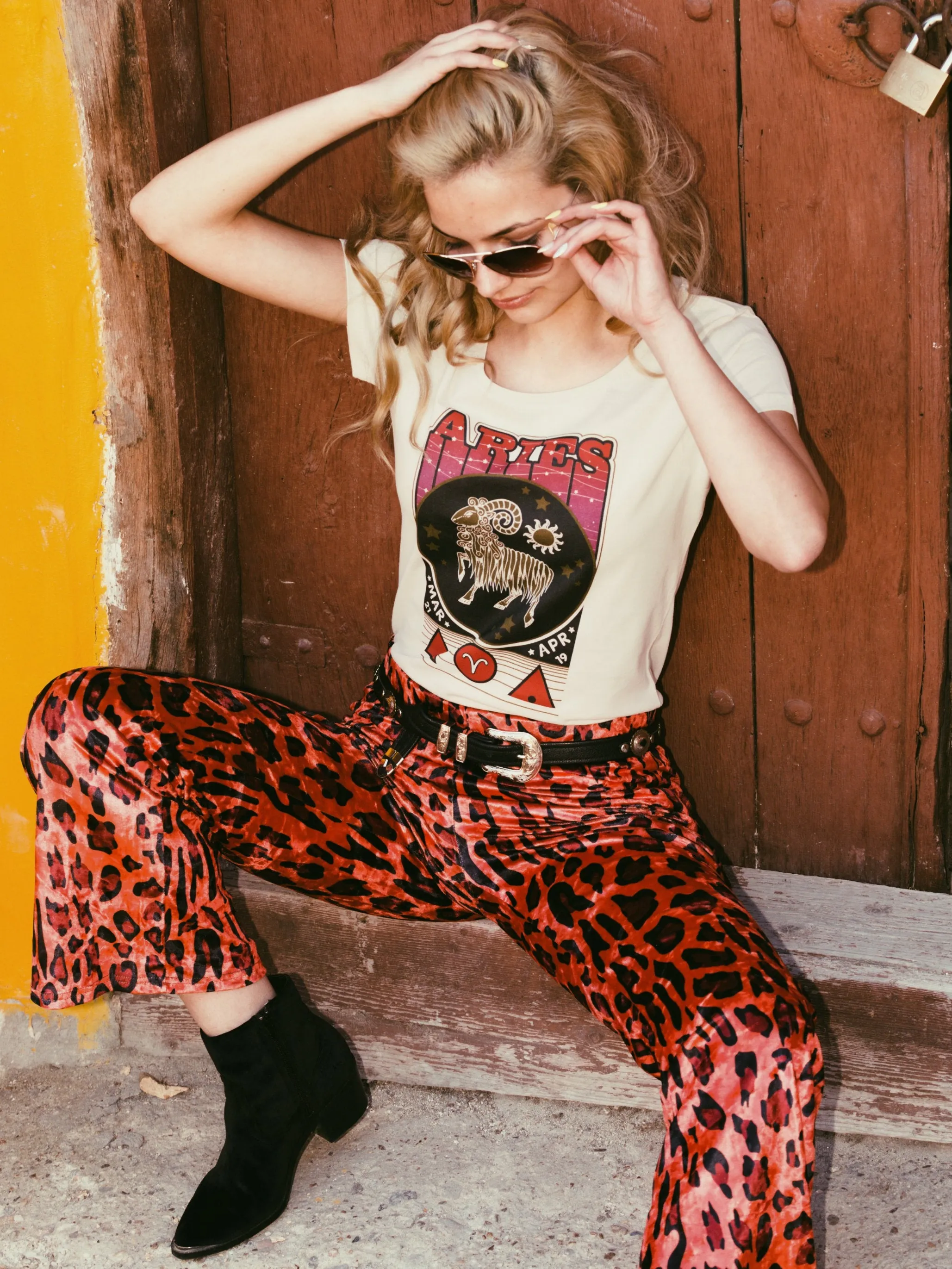 Zodiac Tee Range - Soft Cream